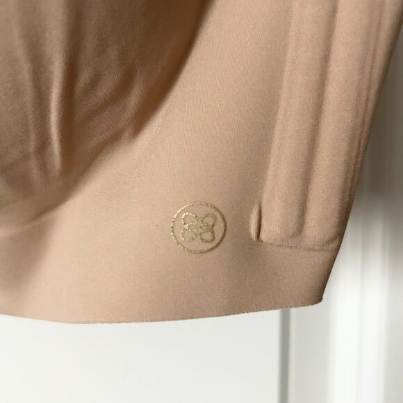 Honeylove V-Neck Bra in Sand Underwire Free Size 1X - Picture 3 of 5